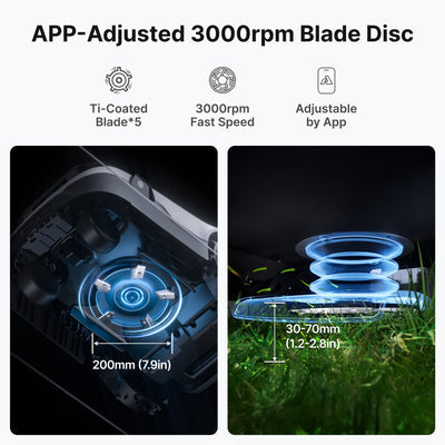 Livara RTK AI Vision Robot Lawn Mower - All-Weather Use, Wireless Navigation