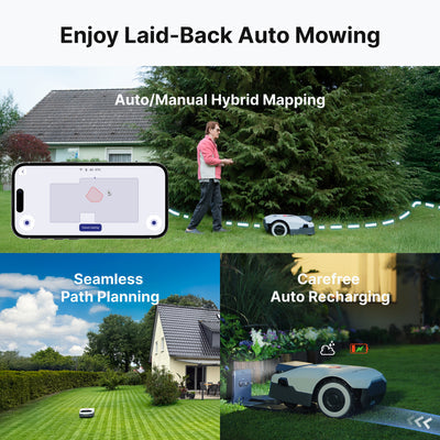Livara RTK AI Vision Robot Lawn Mower - All-Weather Use, Wireless Navigation