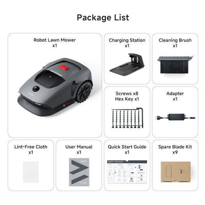 MOVA Wire-Free 3D LiDAR Robot Lawn Mower - All-Weather Use, Autonomous Navigation
