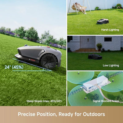 MOVA Wire-Free 3D LiDAR Robot Lawn Mower - All-Weather Use, Autonomous Navigation