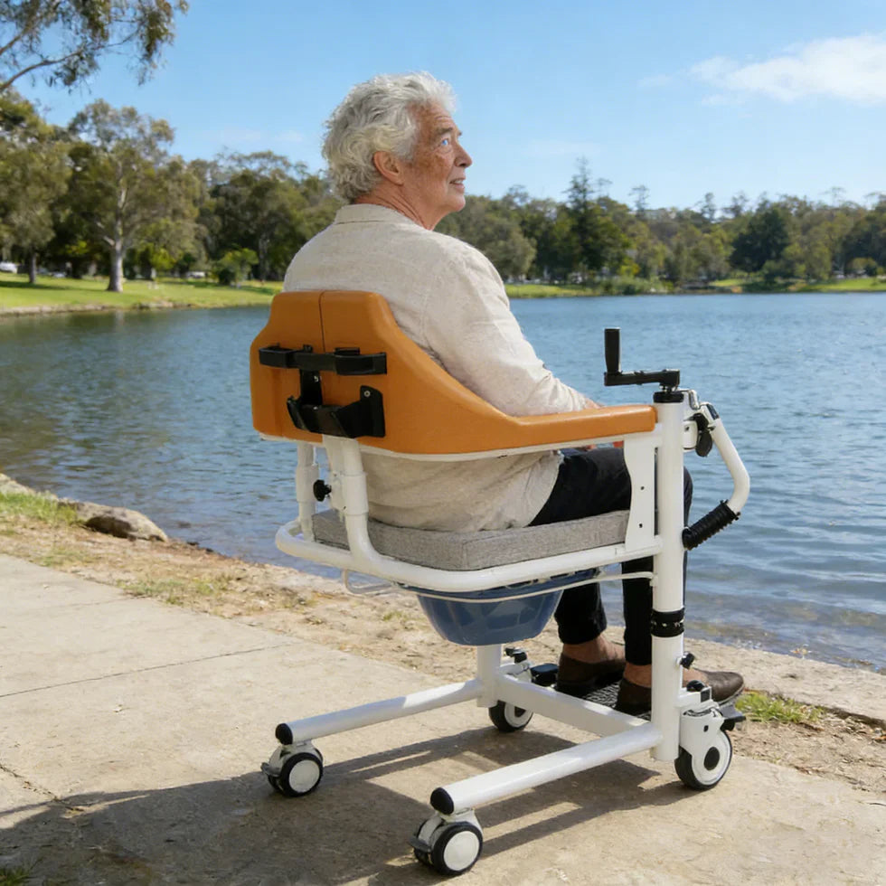 Livara Adjustable Patient Transfer Chair - Home Care, Ergonomic Support