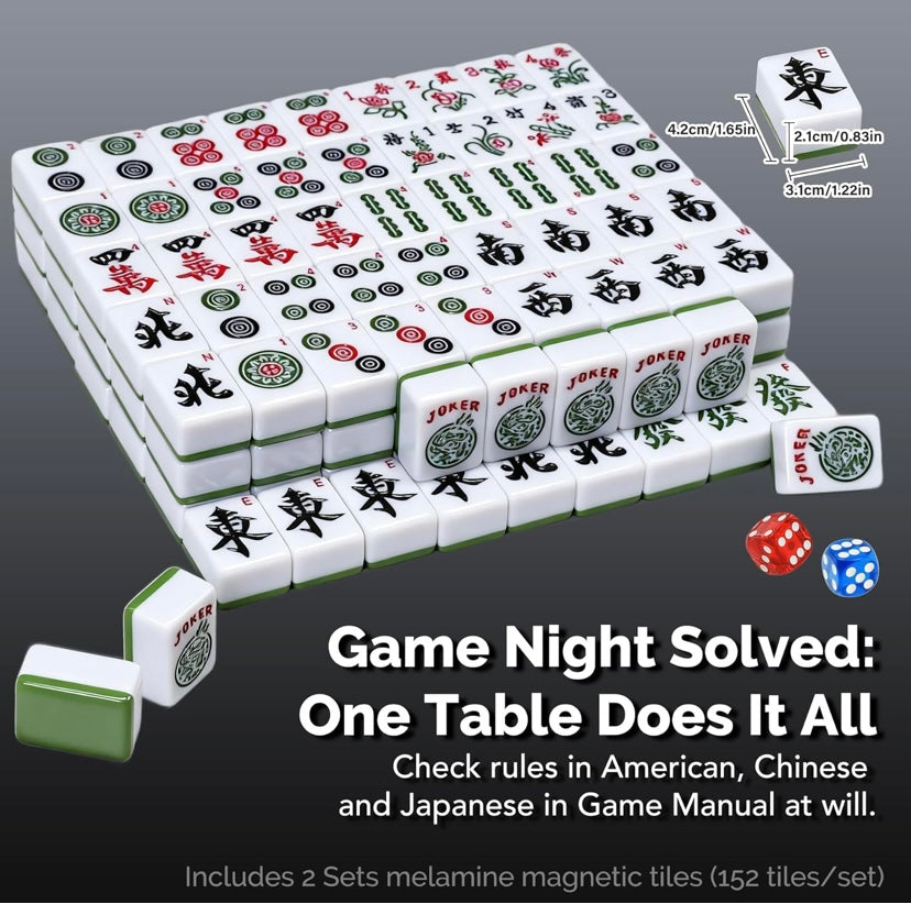 Livara automatic mahjong table with drum-type silent shuffling
