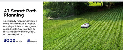 Livara RTK AI Vision Robot Lawn Mower - All-Weather Use, Wireless Navigation