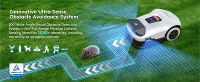 Livara RTK AI Vision Robot Lawn Mower - All-Weather Use, Wireless Navigation
