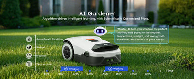 Livara RTK AI Vision Robot Lawn Mower - All-Weather Use, Wireless Navigation
