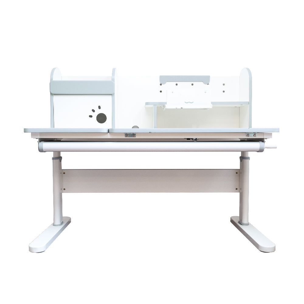 Livara Adjustable Kids Study Desk & Chair Set - Kids 5-12, Tiltable Desktop, Lumbar Support