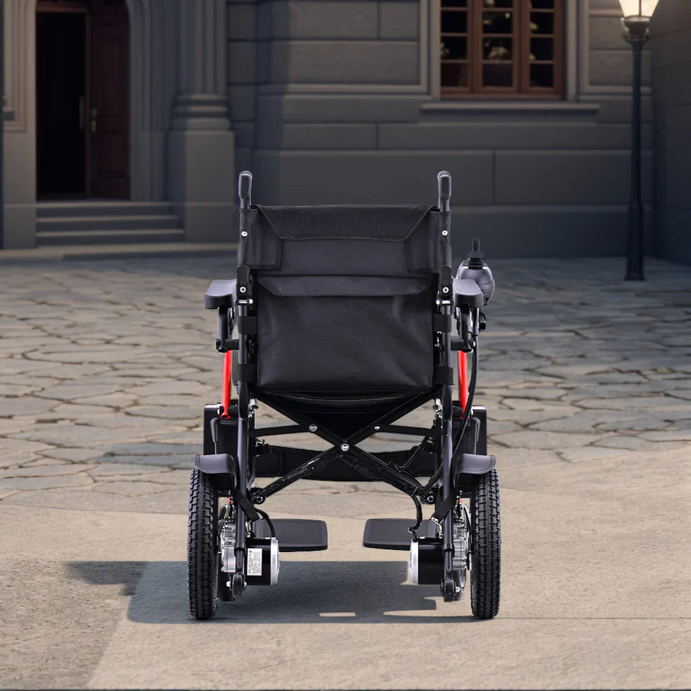 Livara Foldable Lithium Electric Wheelchair - Compact Travel, Dual 250W Motors, 100kg Capacity