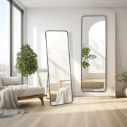 Livara Black Frame Full-Length Mirror - Bedroom & Hallway, Minimalist Design