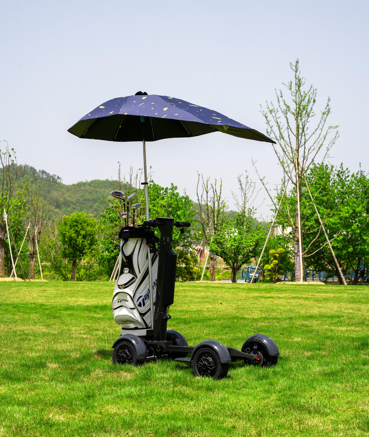 ESWING Golf Scooter Umbrella with Mount