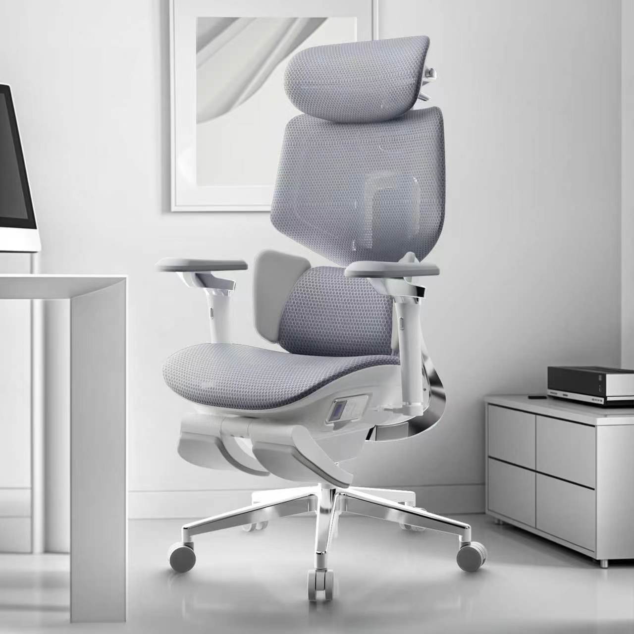 Hbada X7 smart ergonomic office chair, grey