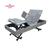 Urban Culture Homes Lo Lo Electric Adjustable Bed | Ultra-Low 210mm | Dual Massage | Wireless Remote | 180kg Capacity