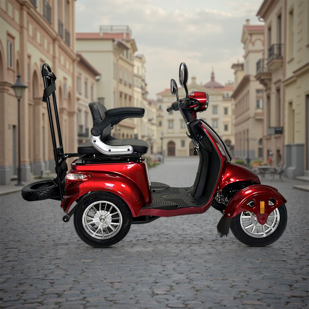 Livara 2D4L Electric Mobility Scooter - 500W, 60V 20Ah, Golf Bag Rack image 4