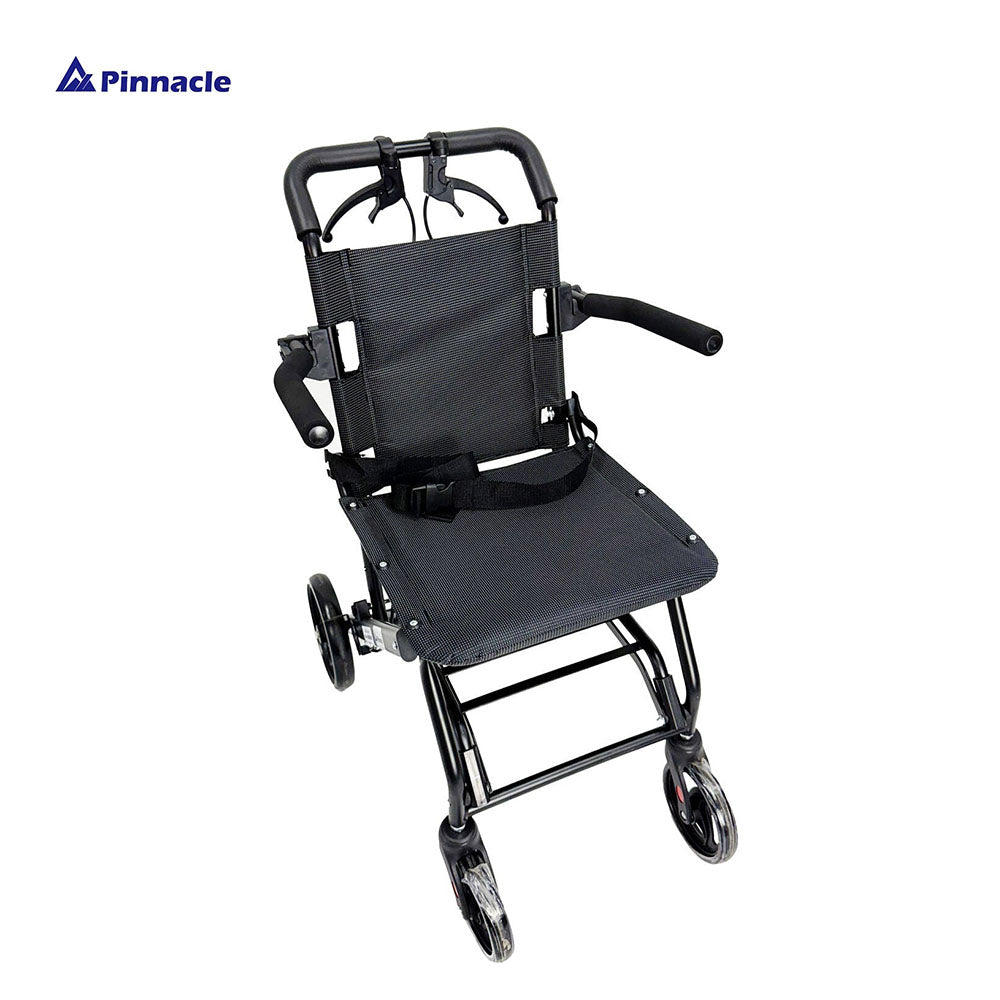 Aero2 Transit Wheelchair | Ultralight 8.8kg | One-Touch Fold | Attendant Brakes