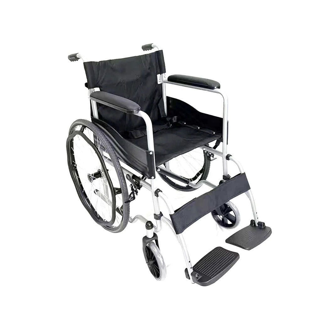 Swift Self-Propelling Wheelchair | Foldable | Detachable Legrests | 110kg Capacity