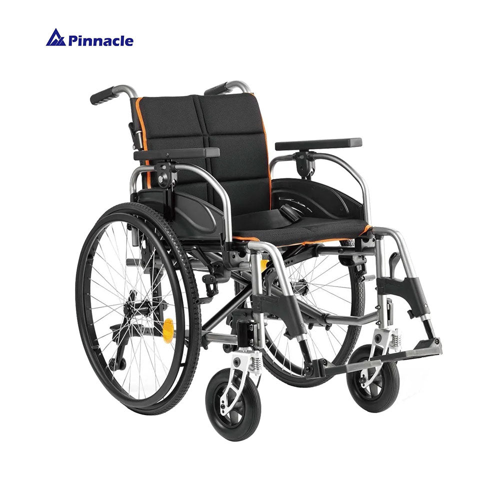 UltraRoll Pro Adjustable Self-Propelled Wheelchair with Suspension, Custom Fit & Folding Design