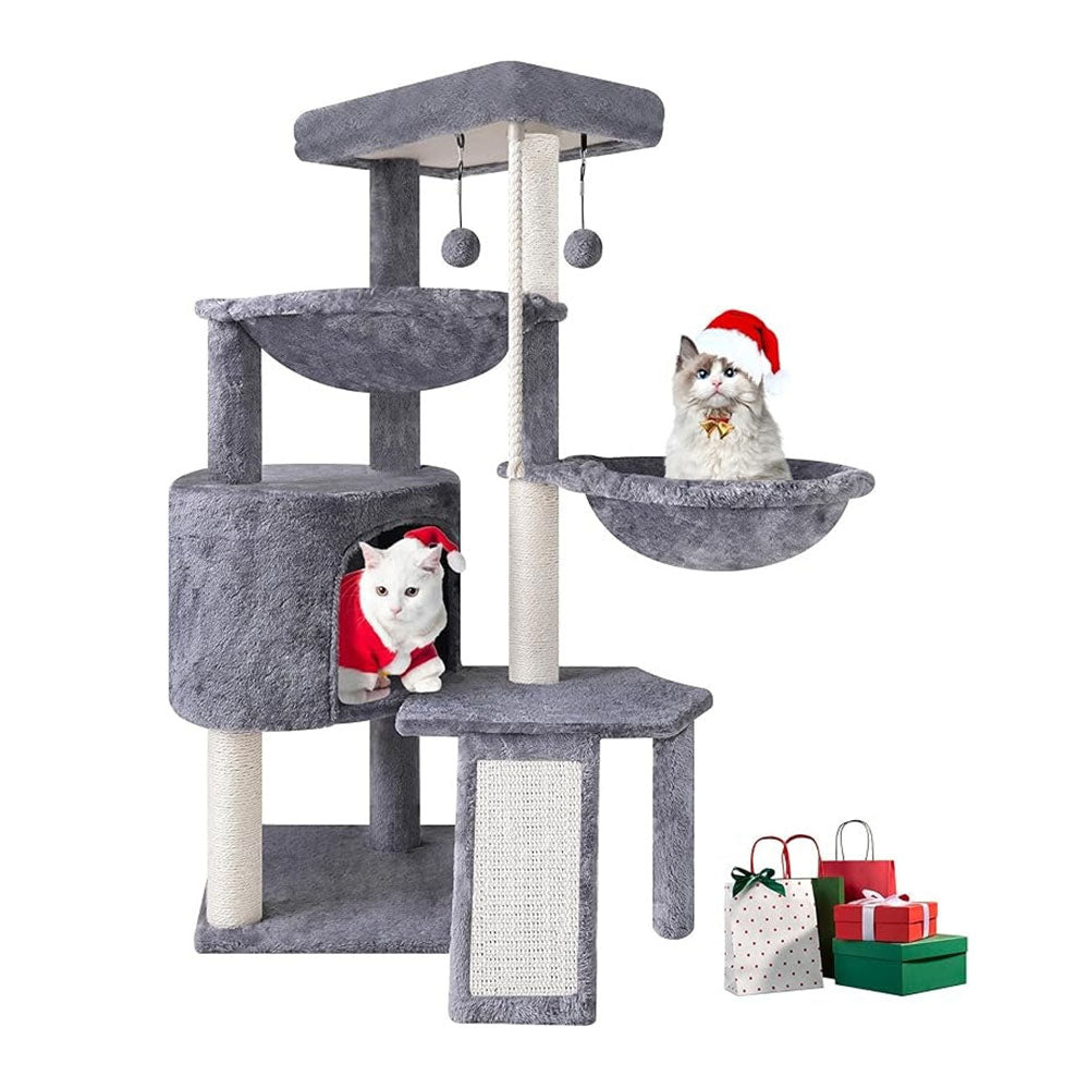 Cat Tree Tower with Scratching Posts | Multi-Level Activity Center