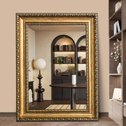 Livara Antique Gold Ornate Full-Length Mirror - Modern Decor, Detailed Frame
