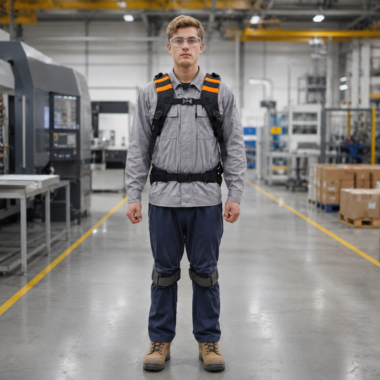 Q20 lumbar support exoskeleton