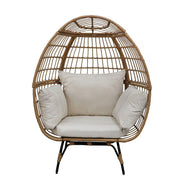 Luxurious Egg Chair in 9-Part Steel Frame