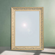 Baroque Beige Ornate Bathroom Mirror