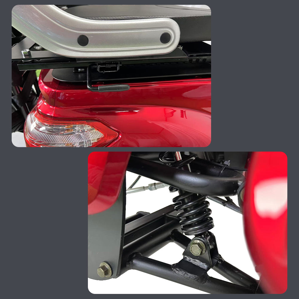 Livara 2D4L Electric Mobility Scooter - 500W, 60V 20Ah, Golf Bag Rack image 5