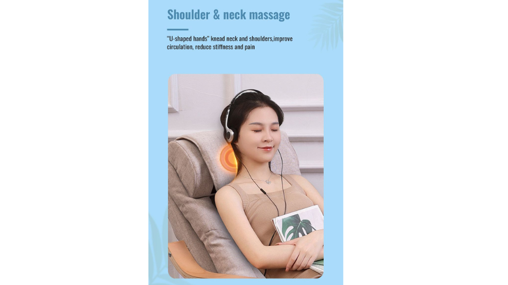 Livara Beechwood Rocking Massage Chair - Daily Comfort, Dual-Core Massage