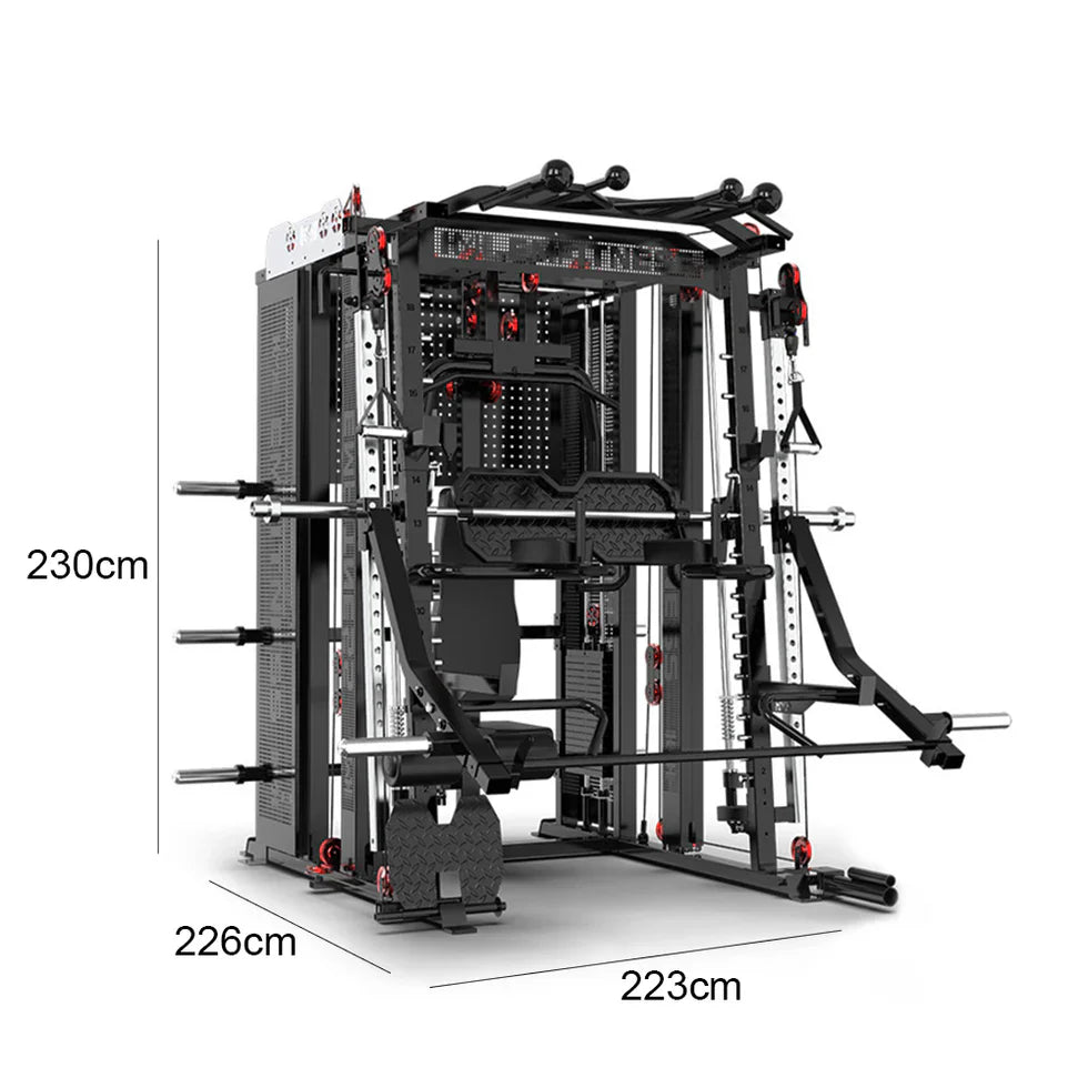 Livara Heavy-Duty Steel Functional Trainer - Strength Training, Dual 90kg Weight Stacks