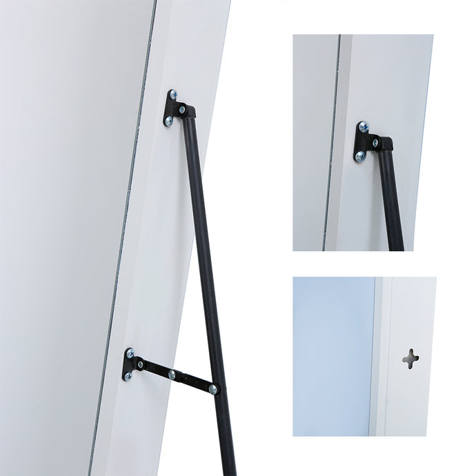 Livara LED Full-Length Mirror - Bedroom & Hallway, Integrated Lighting
