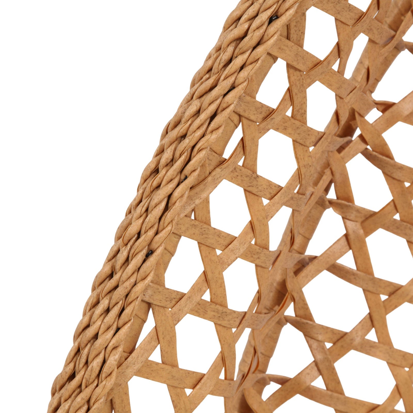 Livara Foldable Rattan Egg Chair - Apartment Living, Steel Frame, Thick Cushion
