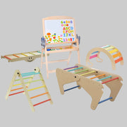 Livara 5-Piece Creative Play Set - Indoor Play, Drawing Board, Climbing Frames