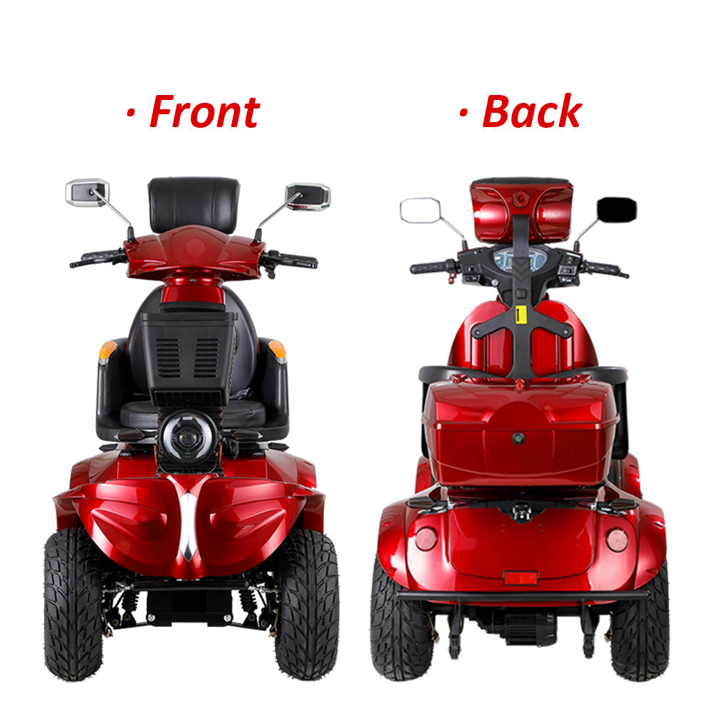 Livara DJD Adjustable Electric Mobility Scooter - 1000W, 60V 20Ah image 9