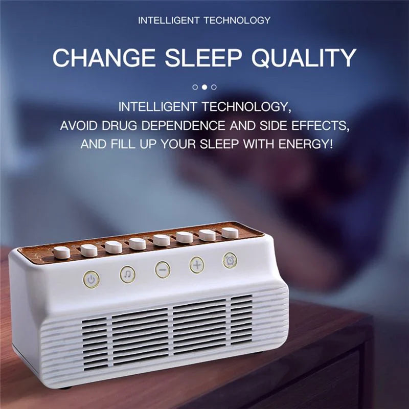 Livara Bluetooth Sleep Sound Machine - Bedroom Comfort, 8 Music Modes, Dual 5W Speakers