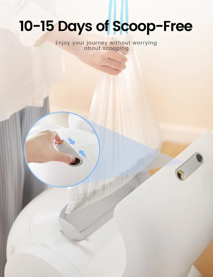 Livara Smart Wi-Fi Self-Cleaning Cat Litter Box - Daily Use, Quiet Operation, Safety Sensors