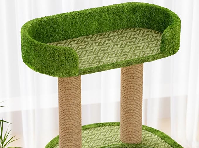 Livara Multi-Level Cat Tree Tower - Pet Comfort, Turntable Platform, Density Board