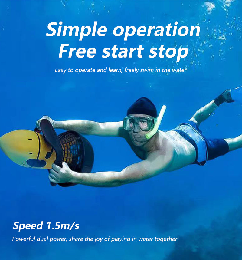 AquaTech Underwater Sea Scooter - Camping & Travel, Variable Speed Control