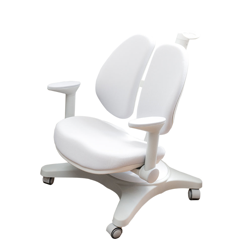 Livara Adjustable Kids Study Desk & Chair Set - Kids 5-12, Tiltable Desktop, Lumbar Support