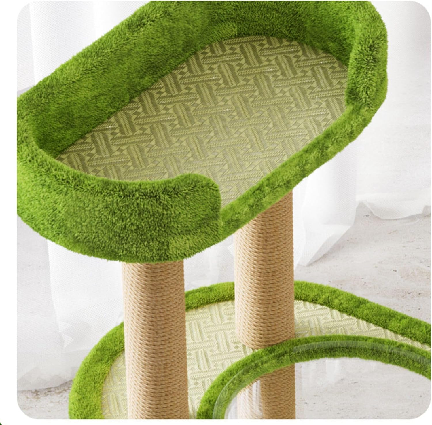 Livara Multi-Level Cat Tree Tower - Pet Comfort, Turntable Platform, Density Board