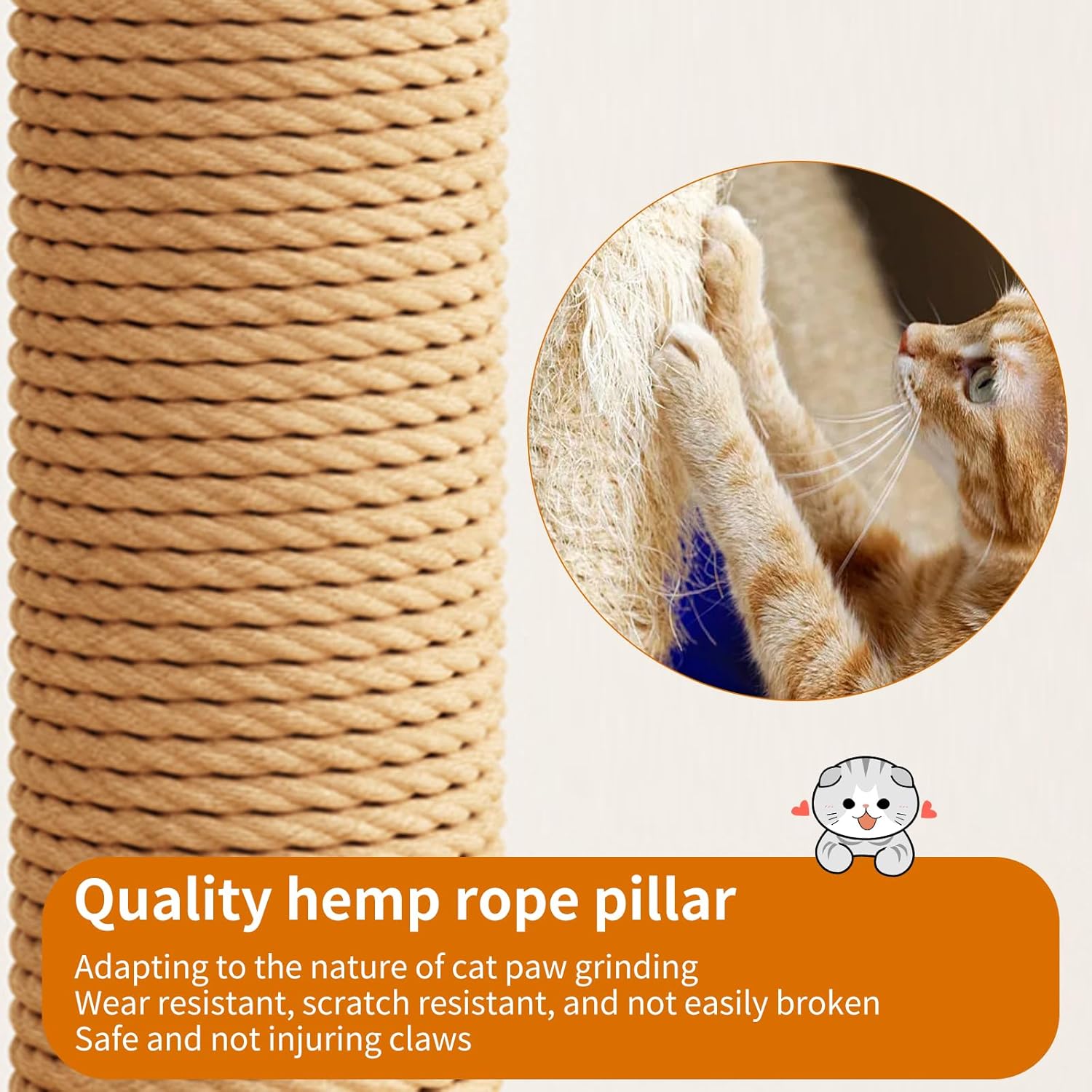 Livara Wooden Multi-Level Cat Tree Tower - Pet Comfort, Plush Textures, Scratching Posts
