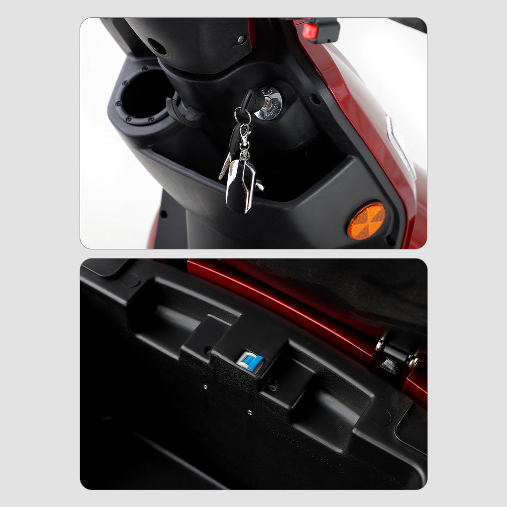 Livara B03B Electric Mobility Scooter with Canopy - 500W, 60V 20Ah image 8
