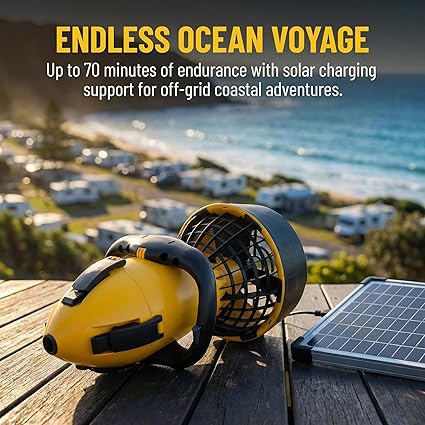 AquaTech Underwater Sea Scooter - Camping & Travel, Variable Speed Control