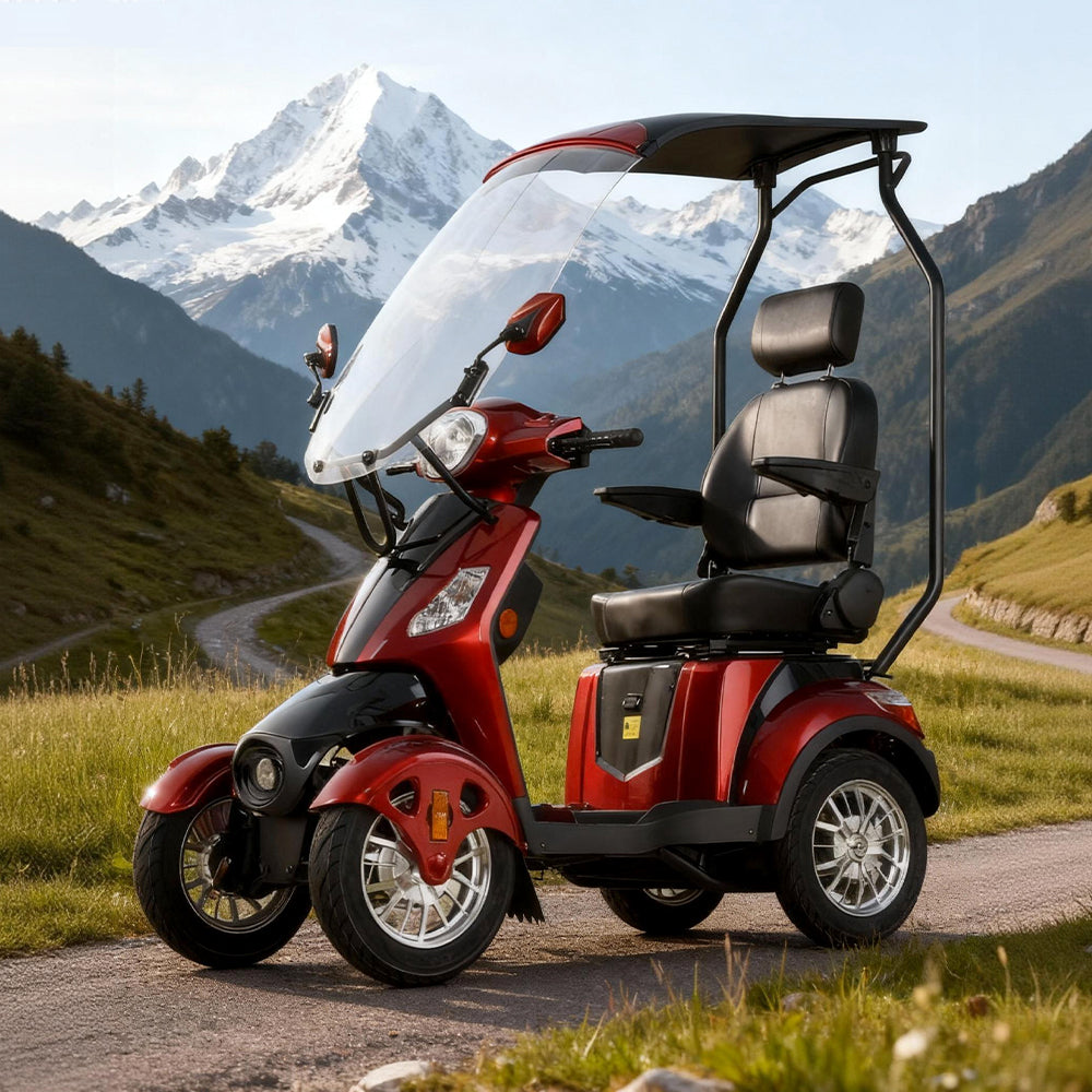 Livara B03B Electric Mobility Scooter with Canopy - 500W, 60V 20Ah image 2