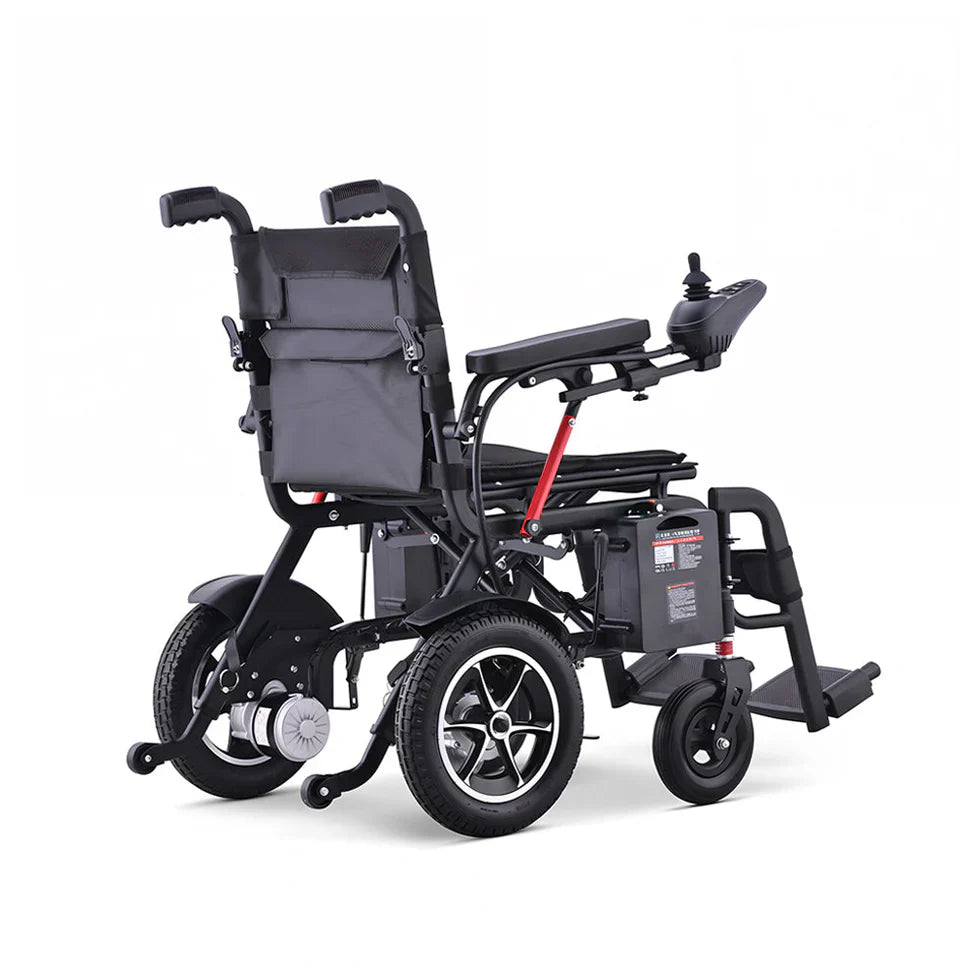 Livara Foldable Lithium Electric Wheelchair - Compact Travel, Dual 250W Motors, 100kg Capacity