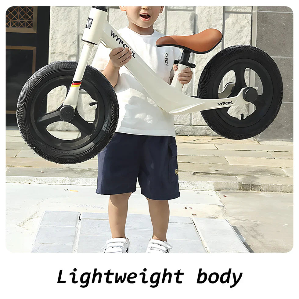 Livara Lightweight Magnesium Alloy Balance Bike - Ages 3+, Adjustable Seat, Smooth Bearings