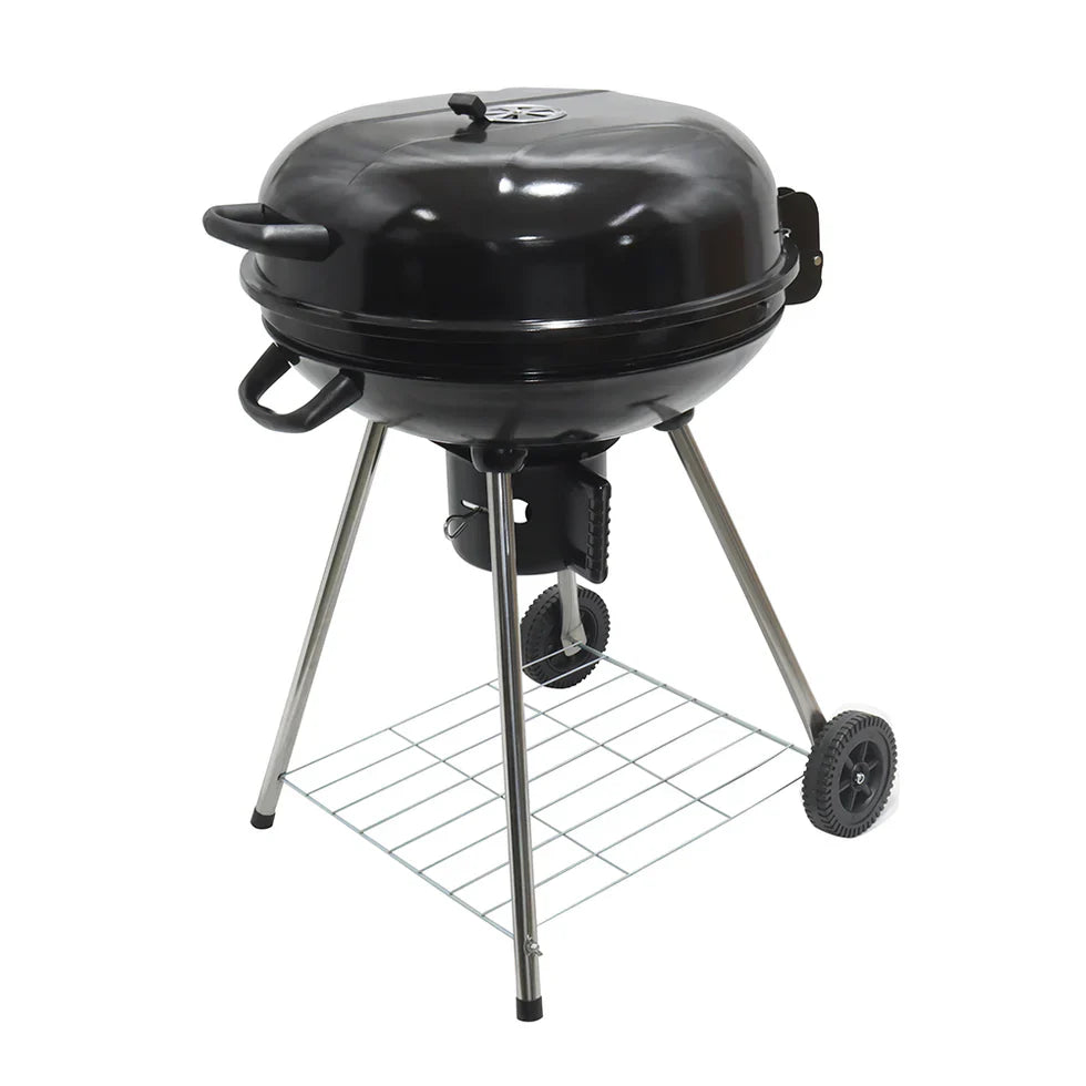 Livara Lightweight Charcoal BBQ Grill - Camping & Travel, Zinc-Plated Grid