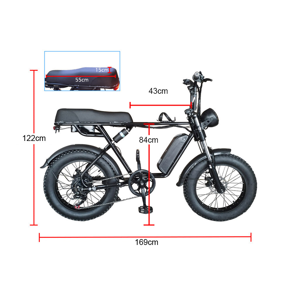 Livara 750W Electric Bike - Daily Travel, 48V Battery, Compact Frame