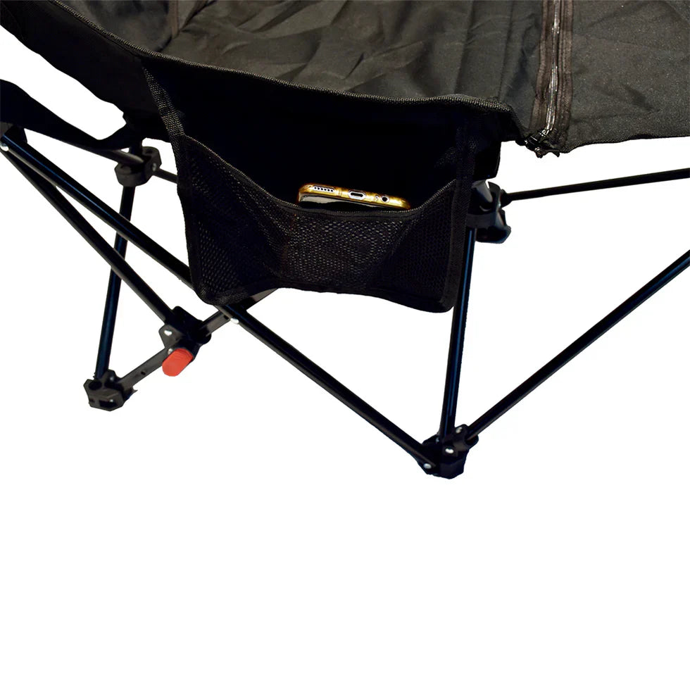 Livara Reinforced Steel Foldable Camping Chair - Camping & Travel, Adjustable Height