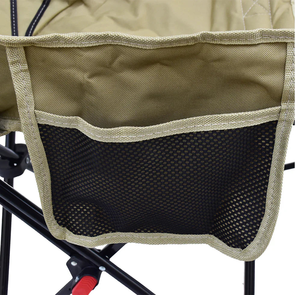 Livara Reinforced Steel Foldable Camping Chair - Camping & Travel, Adjustable Height