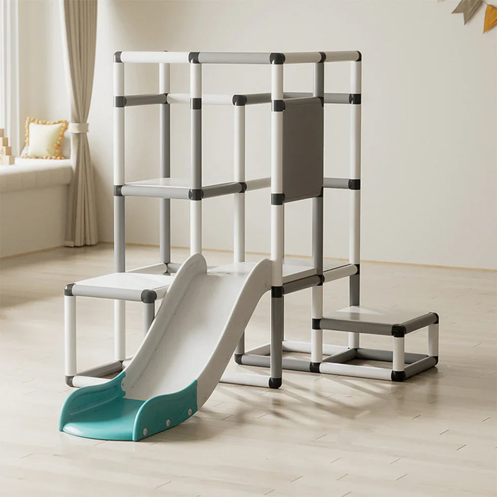 Livara Modular PP Climbing Frame with Slide - Backyard Fun, 120kg Capacity
