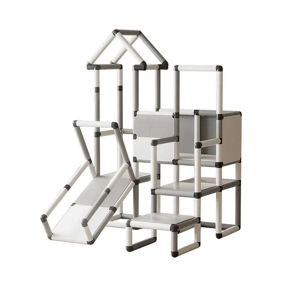 Livara Modular PP Climbing Frame with Slide - Backyard Fun, 120kg Capacity