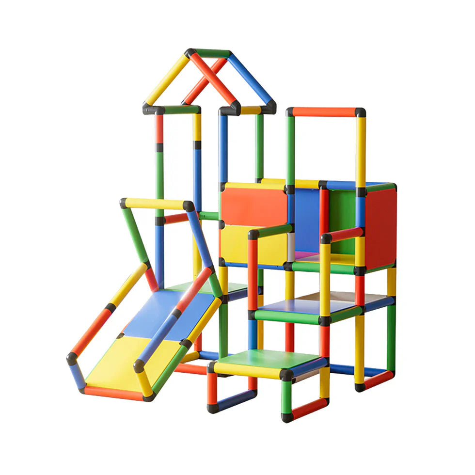 Livara Modular PP Climbing Frame with Slide - Backyard Fun, 120kg Capacity